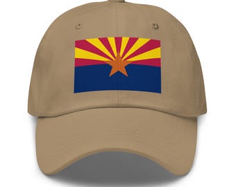 Arizona Flag DTF Print Dad hat
