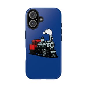 Vintage-Dampfmaschine-Zug-Kunst Robuste Handyhülle für iPhone
