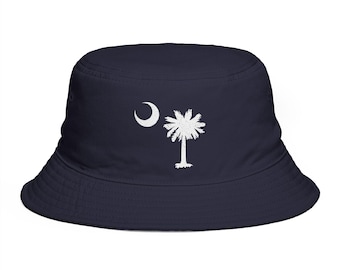 South Carolina State Flag Bucket Hat | SC Palmetto Crescent