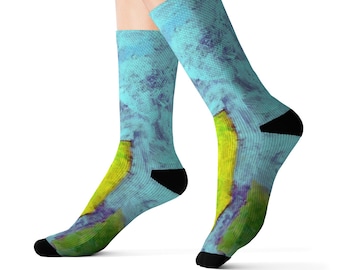 Socks "So This Comes to Mind" Abstract Sublimation Socks