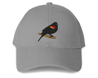 Red Wing Blackbird 6-Panel Structured Adjustable Baseball Cap