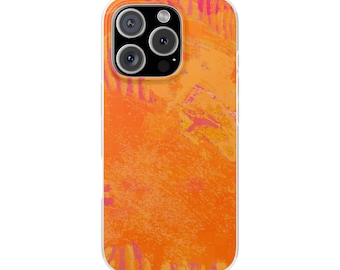 Orange Spirit Flexi Cases for iPhone and Samsung phones