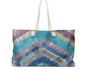 Mosaic Tile Weekender Bag