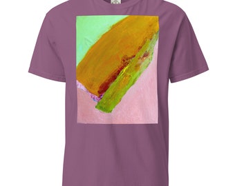 Abstract 2009 Unisex Garment-Dyed T-Shirt, Heavyweight, Vintage Style, Casual Wear, Comfortable, High Quality, Unique Design