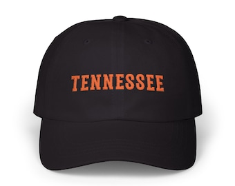 Orange Tennessee Embroidered Classic Dad Cap