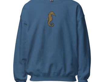 Seahorse Embroidered Unisex Sweatshirt