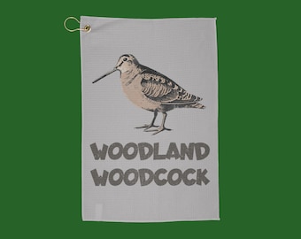 American Woodland Woodcock Golf Towels