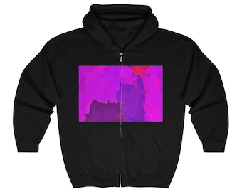 Jupiter Protons Hoodie Unisex Heavy Blend Full Zip Hooded Sweatshirt Hoodie