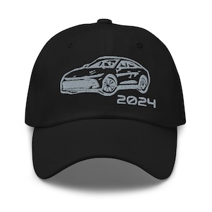 Embroidered Car 2024 Dad Hat - Ultra Modern Cotton Twill Cap