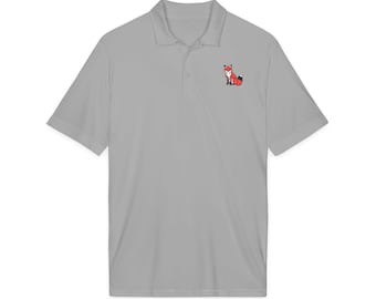 Fox Embroidered Polo, Moisture-Wicking Shirt | Sport Performance