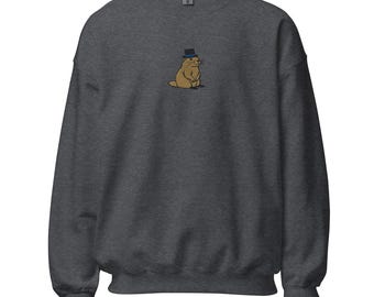 Groundhog embroidered Unisex Sweatshirt