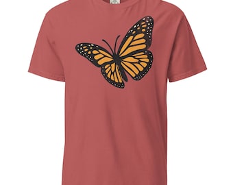 Monarch Butterfly Shirt – Vintage Insect Unisex garment-dyed heavyweight t-shirt