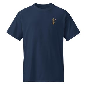 Embroidered Pileated Woodpecker Moisture Wicking T-Shirt