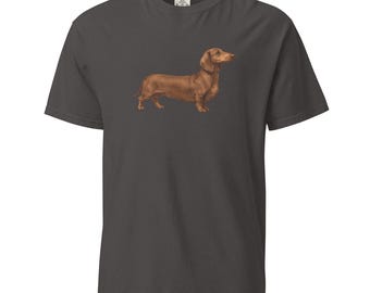 Dachshund Unisex garment-dyed heavyweight t-shirt