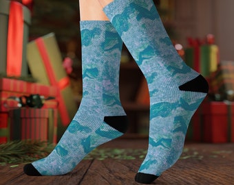 Socks SCUBA Sublimation Socks in 3 sizes by DonWillisJrArt