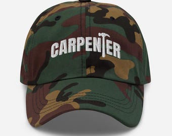 Carpenter Hat – Embroidered Carpenter Cap for Woodworkers and Tradesmen