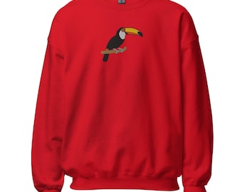 Toco Toucan Embroidered Unisex Sweatshirt