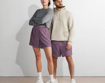 Merlot Purple Athletic Long Shorts | Unisex Activewear for Comfort & Style | Gym, Sports, Running, Casual