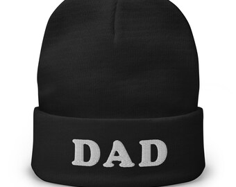 DAD Embroidered Beanie