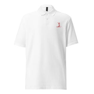 Golfer Besticktes Unisex Pikee Poloshirt - Stilvolles Poloshirt für Männer & Frauen - Perfekte Geschenkidee