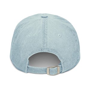 Loon Embroidered Bird Denim Hat