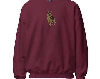 German Shepher Embroidered Unisex Sweatshirt