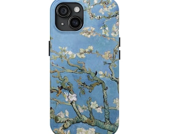 Almond Blossoms Vincent Van Gogh Tough Phone Cases for iPhone 7-16 and Samsung S21-24
