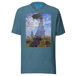 T-shirt Monet Woman With Parasol 1875 Unisex Adult Graphic Tee