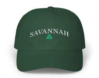 Savannah Clover Embroidered Cap | Classic Dad Hat Style
