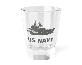 US NAVY Shot Glass, 1.5oz