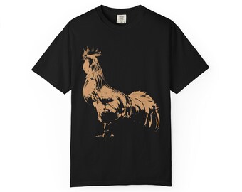 Heritage Country Rooster Unisex Garment-Dyed T-shirt