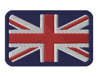 Union Jack England Flag Patch - Embroidered UK Flag for Jackets, Bags & Hats - British Pride Accessory