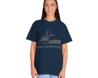 Navy USS Cowpens Unisex Garment-Dyed T-shirt