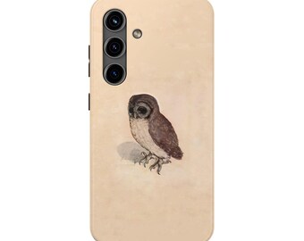 The Little Owl Albrecht Durer Reproduction Tough Phone Cases for iPhone 7-16 and Samsung S21-S24, Protective Cover, Unique Gift