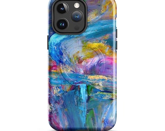 Abstract 1997 MagSafe® Compatible tough case for iPhone® 14-16