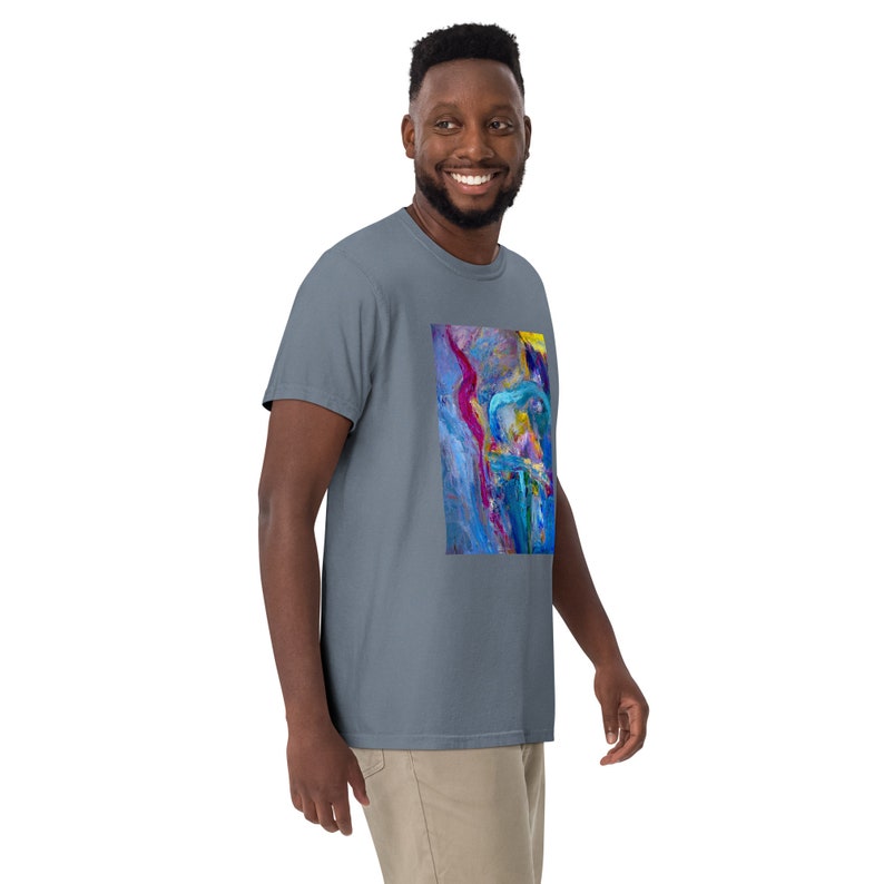 Unisex garment-dyed heavyweight t-shirt Abstract 98