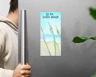 To Do Goto Beach Magnetic Notepad