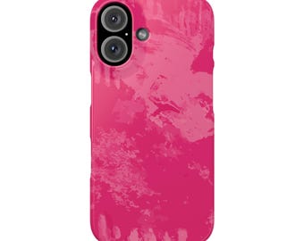Abstract Cerise  Slim Phone Cases for iPhone 7-16