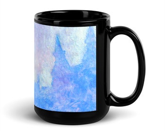 Ceramic Coffee Mug "Gothic Impressions" Black Glossy Mug