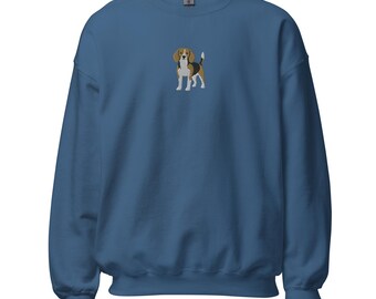 Beagle Embroidered Unisex Sweatshirt