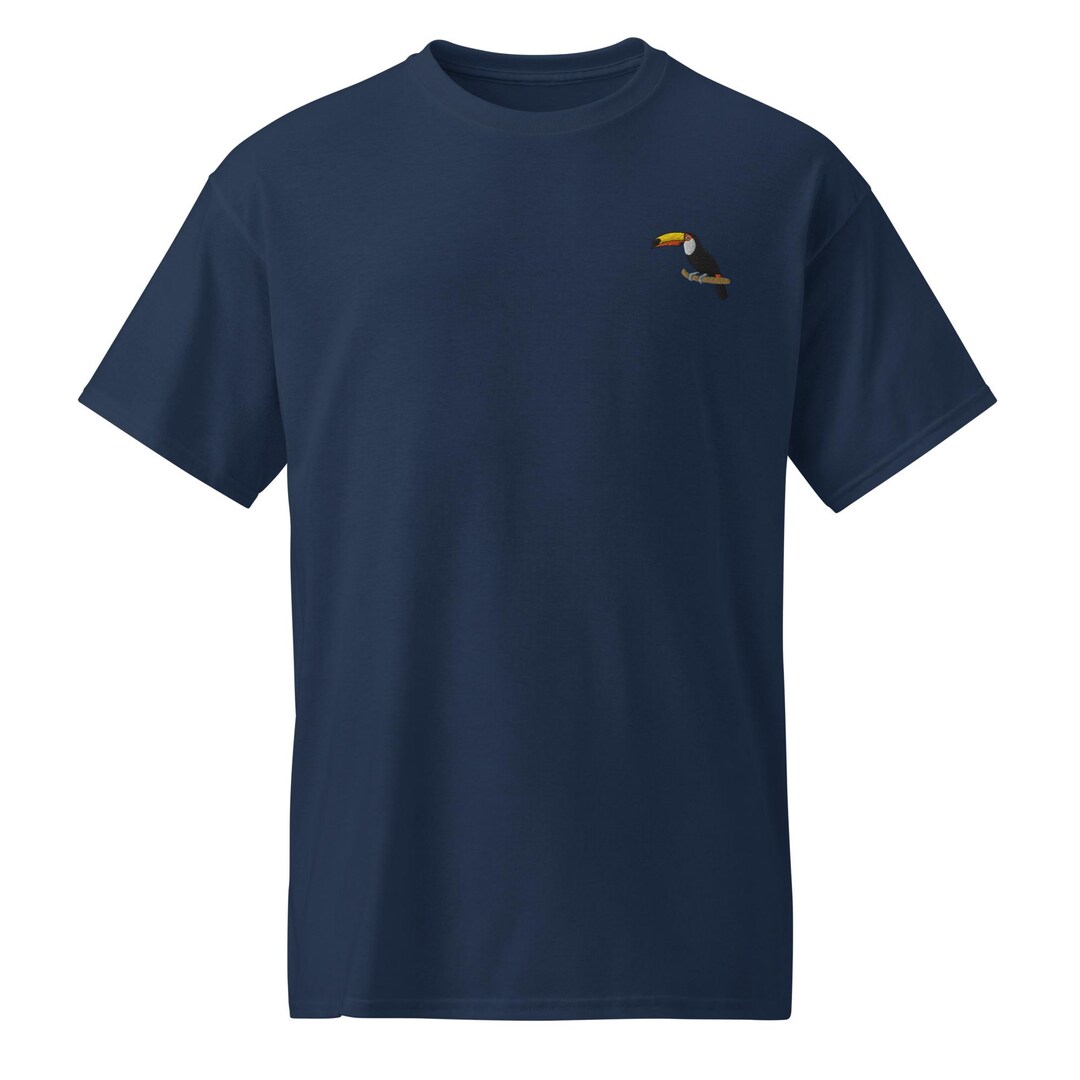 Toco Toucan Embroidered Tropical Bird Moisture Wicking T-shirt - Etsy