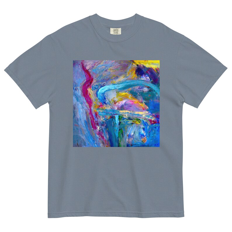Unisex garment-dyed heavyweight t-shirt Abstract 98
