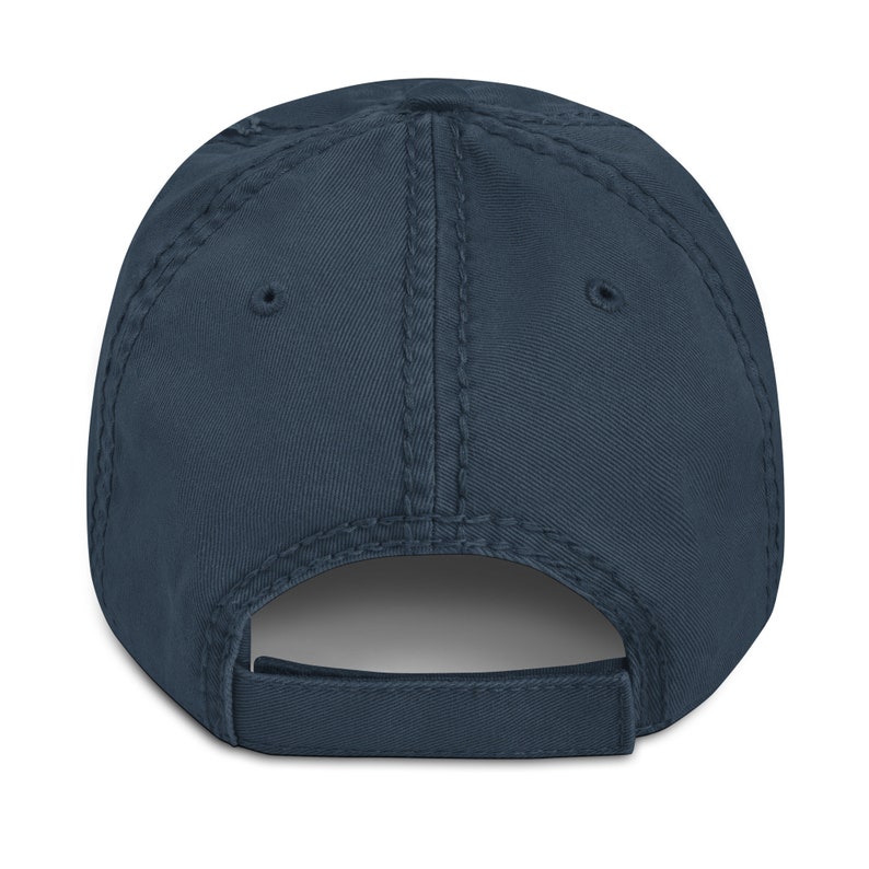 Spooky Headless Horseman Distressed Embroidered Dad Hat
