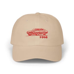 Embroidered 1968 American Muscle Car Dad Hat: Vintage Baseball Cap
