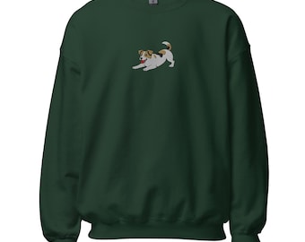 Jack Russell Embroidered Unisex Sweatshirt