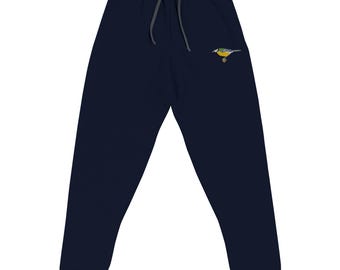 Great Tit Embroidered Bird Unisex Joggers