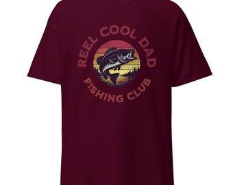 Reel Cool Dad Fishing Club Unisex classic tee