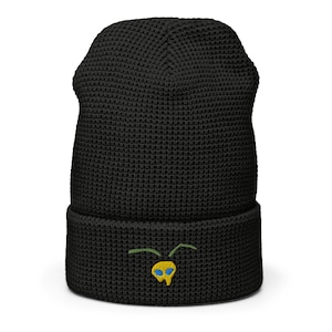 Verstellbare Manschette bestickt Waffel Mütze Fancy Ant Original Ameise Art Series Design Erwachsene Unisex Einheitsgröße