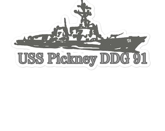 USS PICKNEY Bubble-free stickers