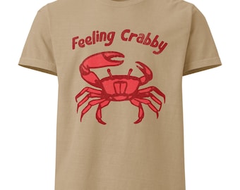 Feeling Crabby T-Shirt: Funny Ocean Humor Graphic Tee